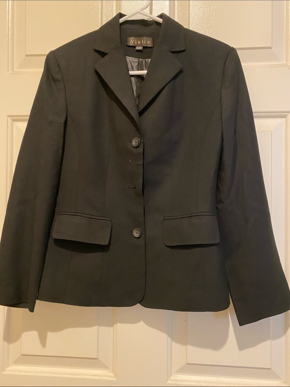 Violin Black Jacket - Sleek Minimalist Blazer